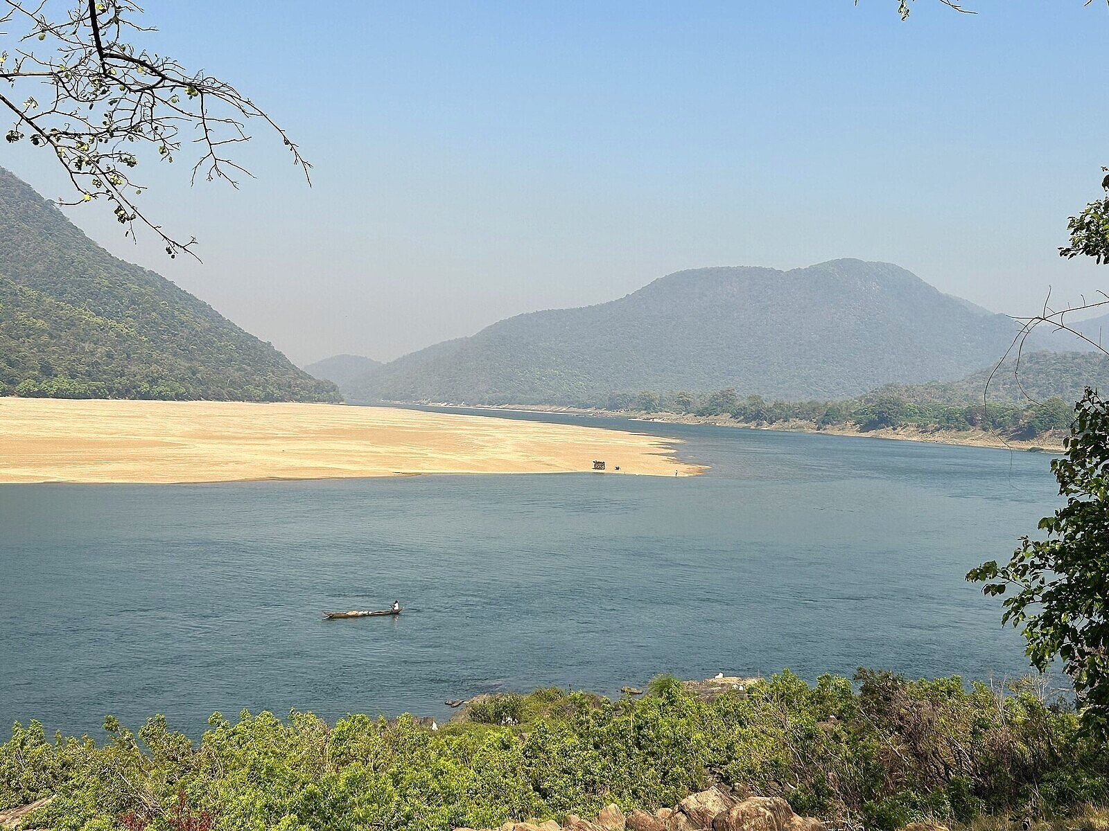 Mahanadi river view from Tikarpada